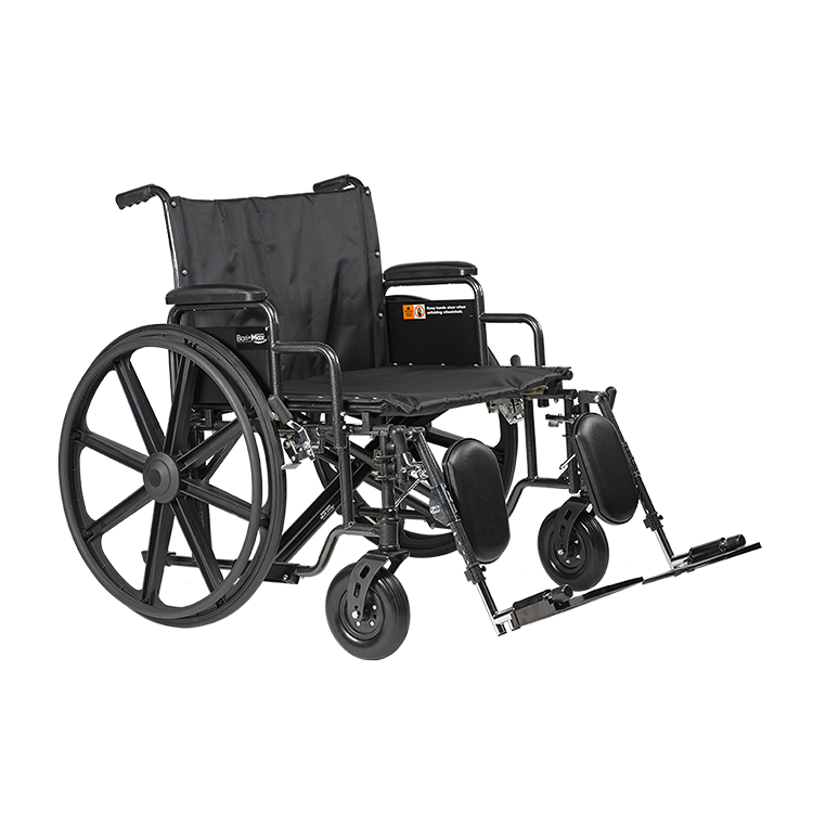 Bari+Max HD Wheelchair with Elevating Leg Rest