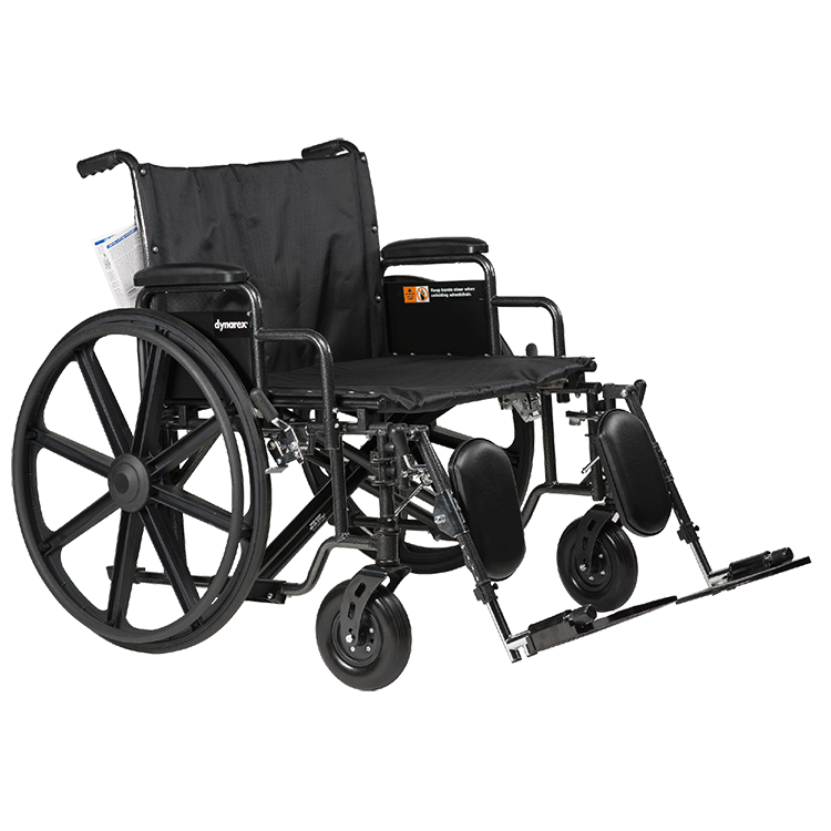 Bari+Max HD Wheelchair with Elevating Leg Rest