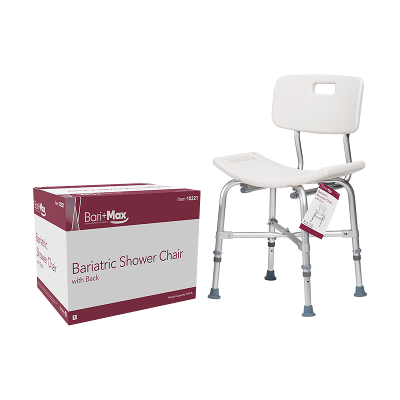 Dynarex Bari+Max Bariatric Shower Chair w/ Back