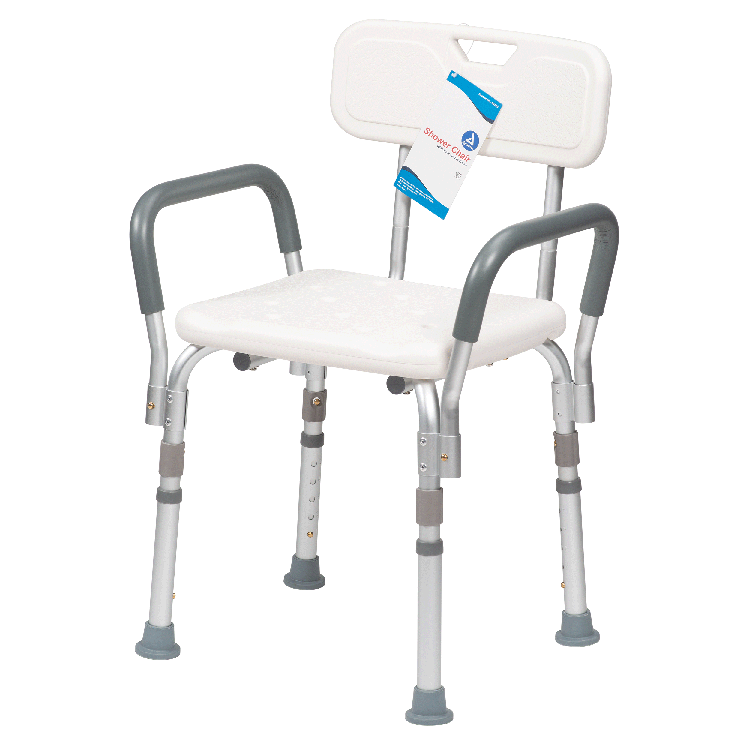 Dynarex Bari+Max Shower Chair w/ Removable Back and Arms