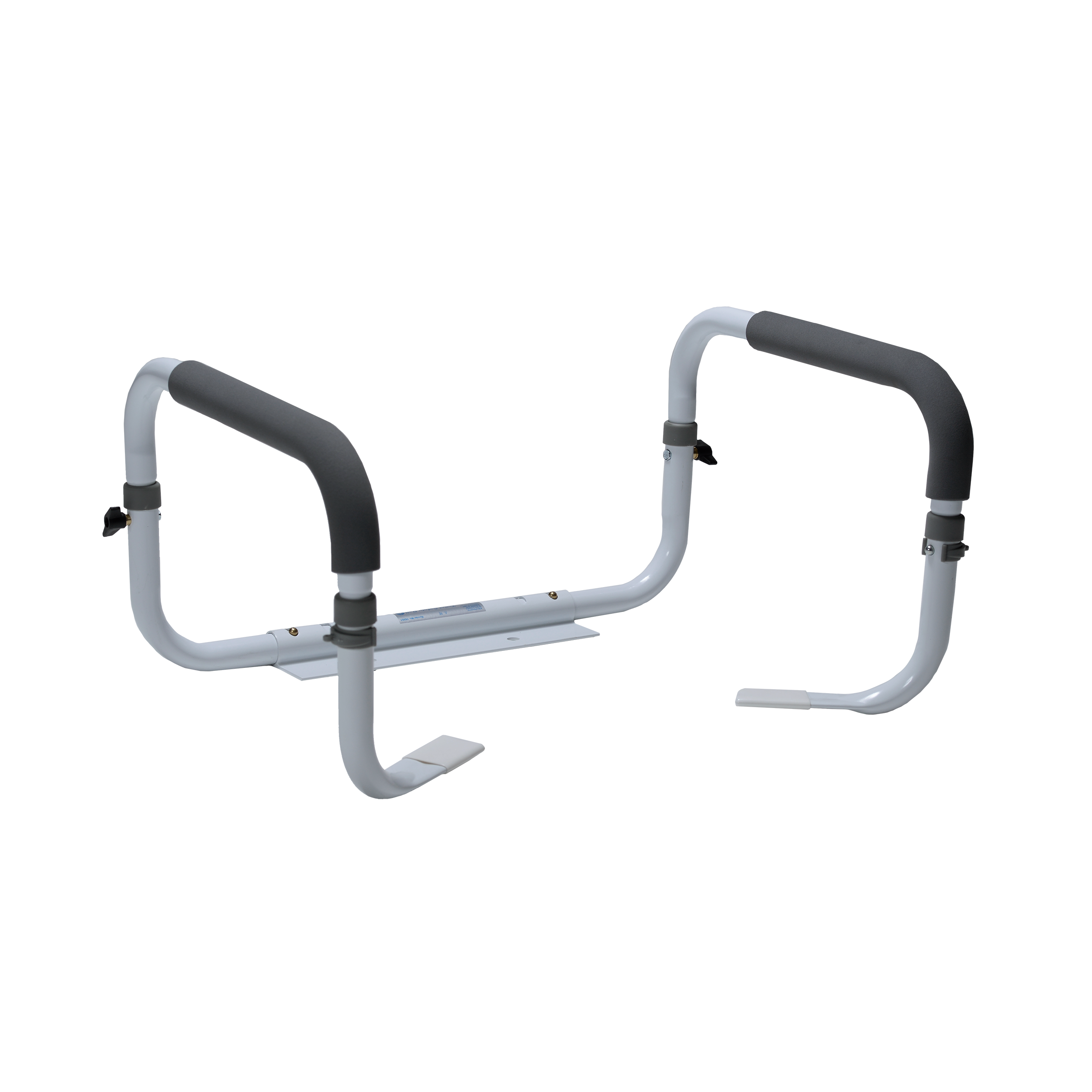 DME Care Solutions Toilet Safety Rails provide stable, padded support for individuals with limited mobility