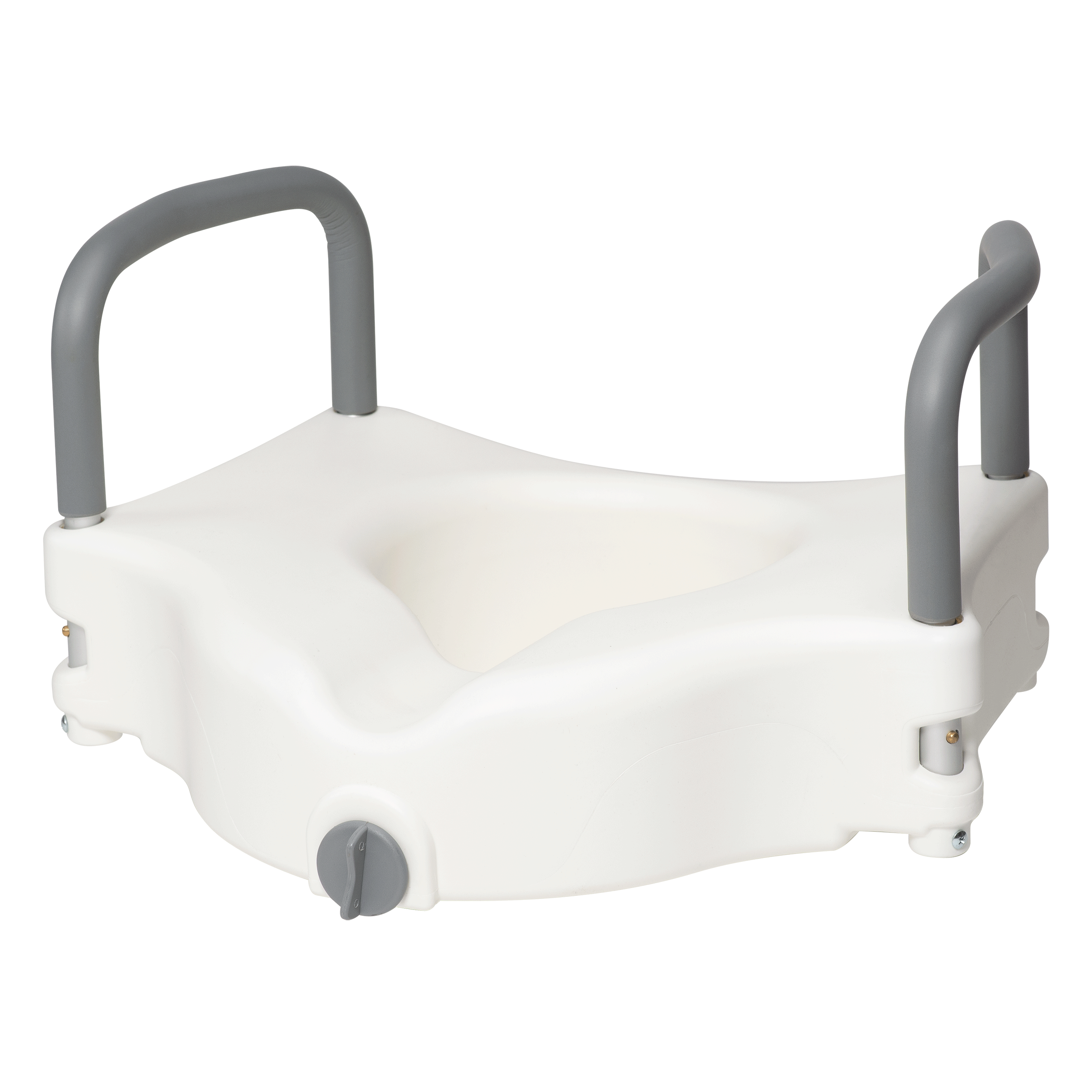 DME Care Solutions Locking Raised Toilet Seat with Arms