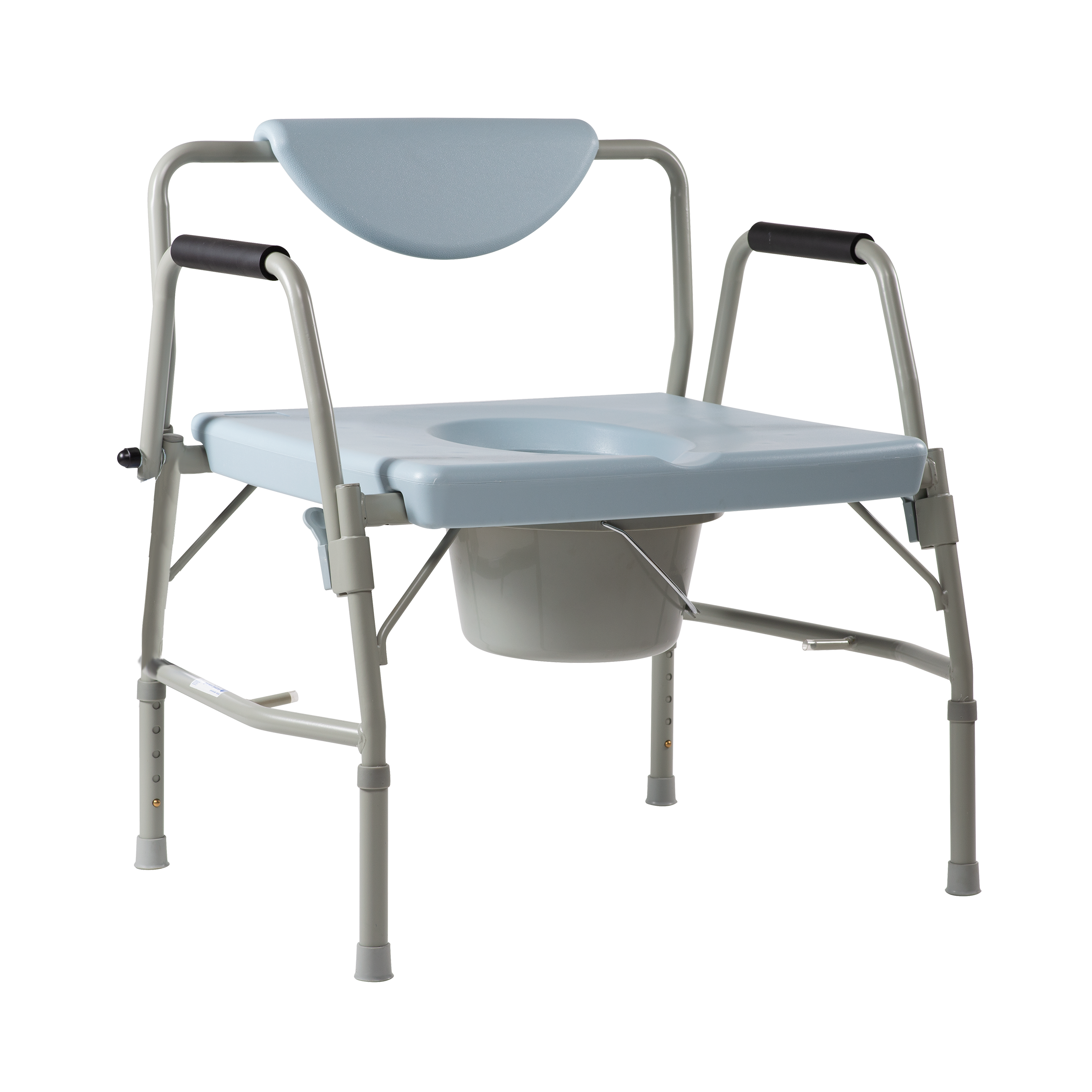 Dynarex Bari+Max Drop Arm Commode