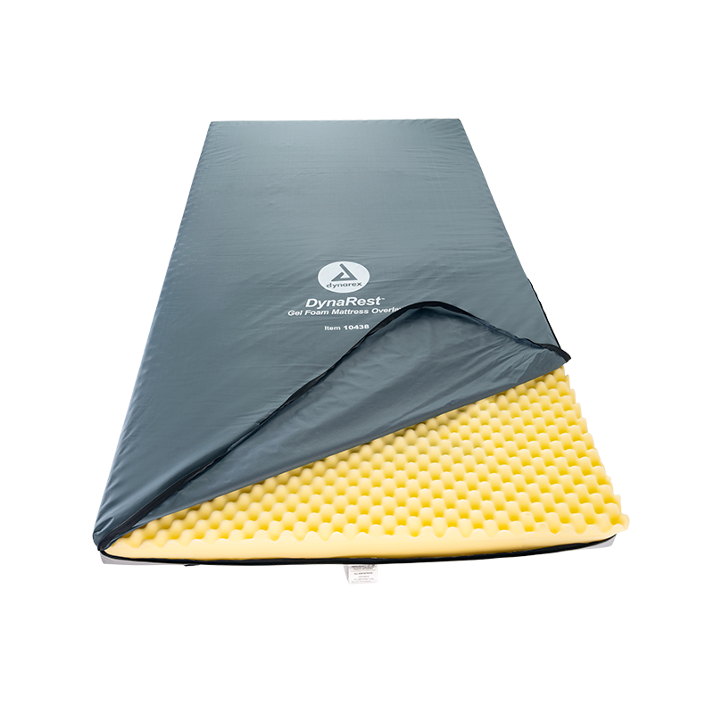 Dynarex Bari+Max DynaRest Gel Foam Mattress Overlay 42"