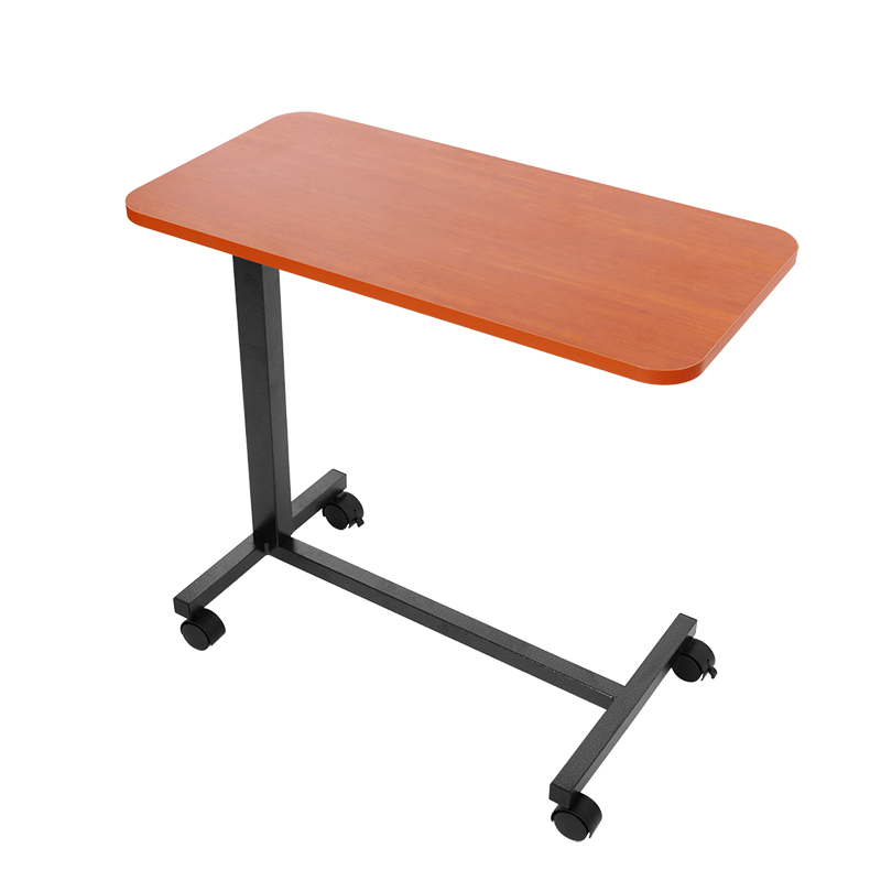 Dynarex Overbed Table - Mahogany