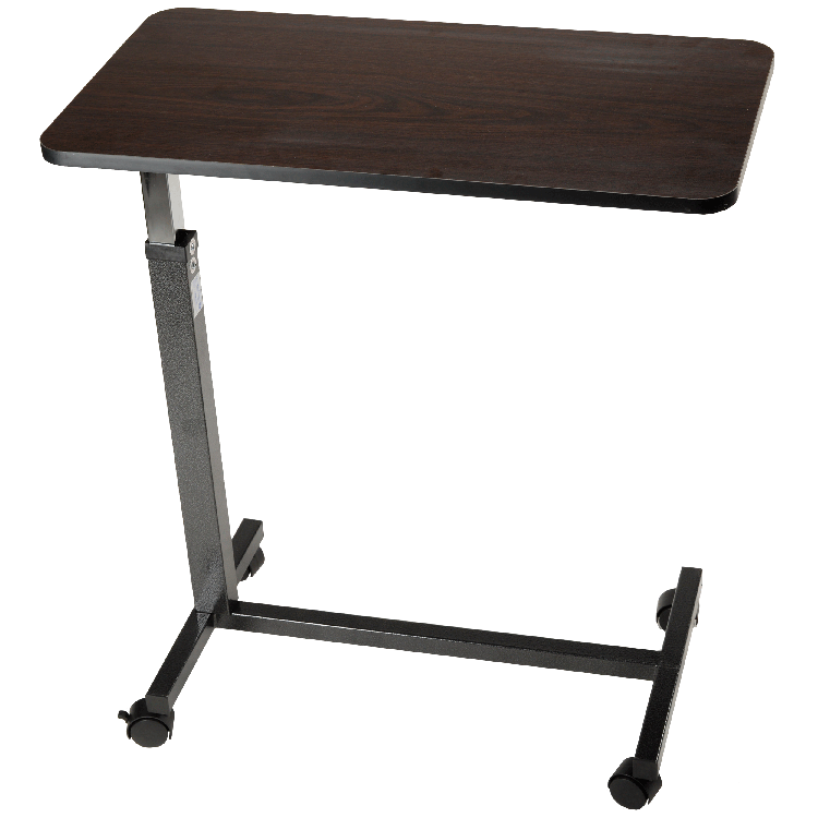 Dynarex Overbed Table - Walnut