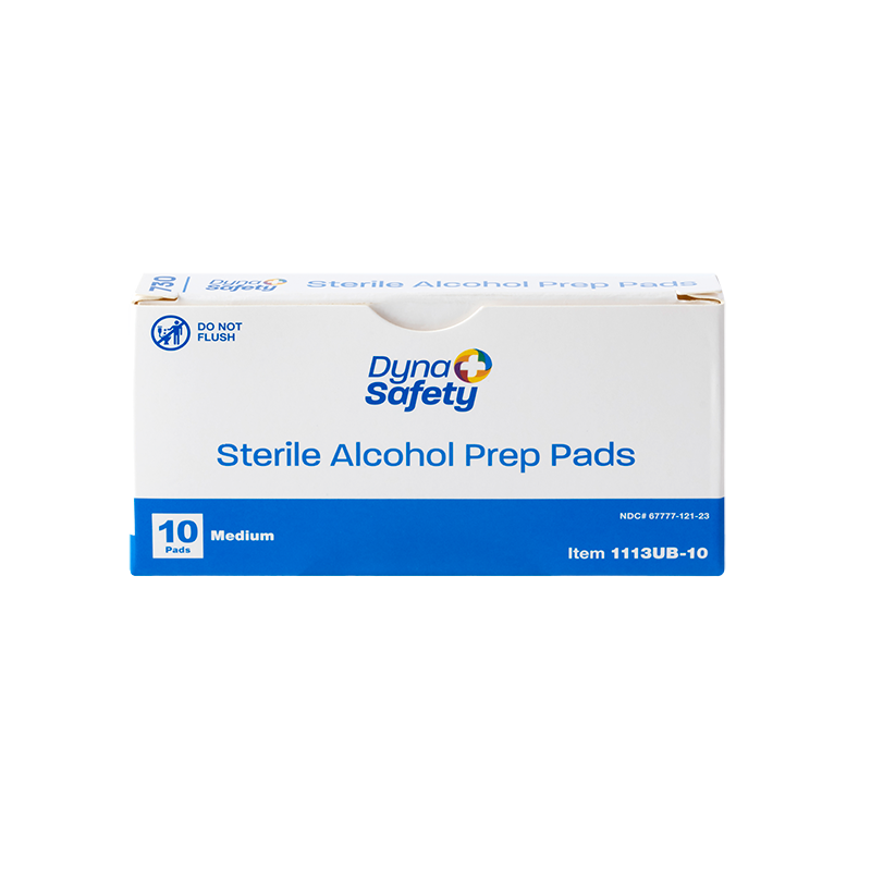 DynaSafety Sterile Alcohol Prep Pads