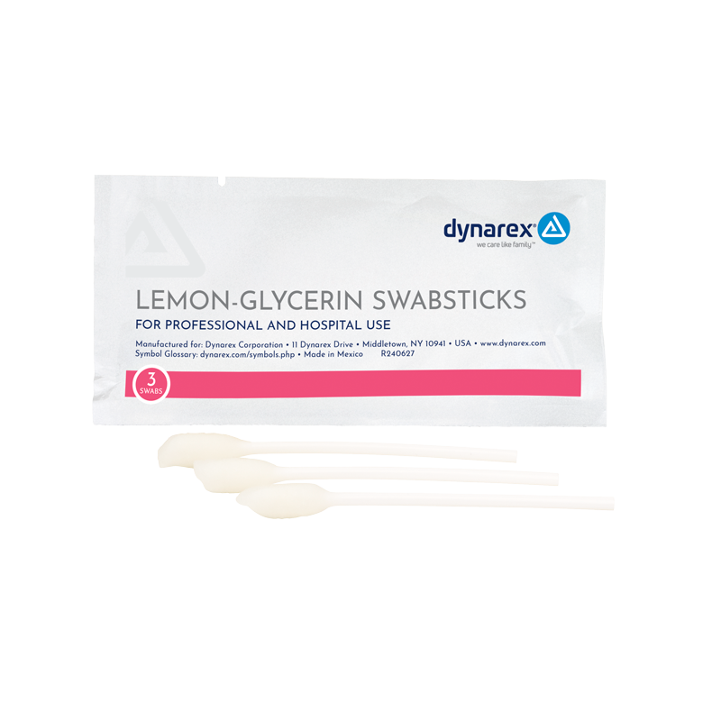 Dynarex Oral Swabsticks gently clean, moisten, and refresh the mouth, teeth, and gums