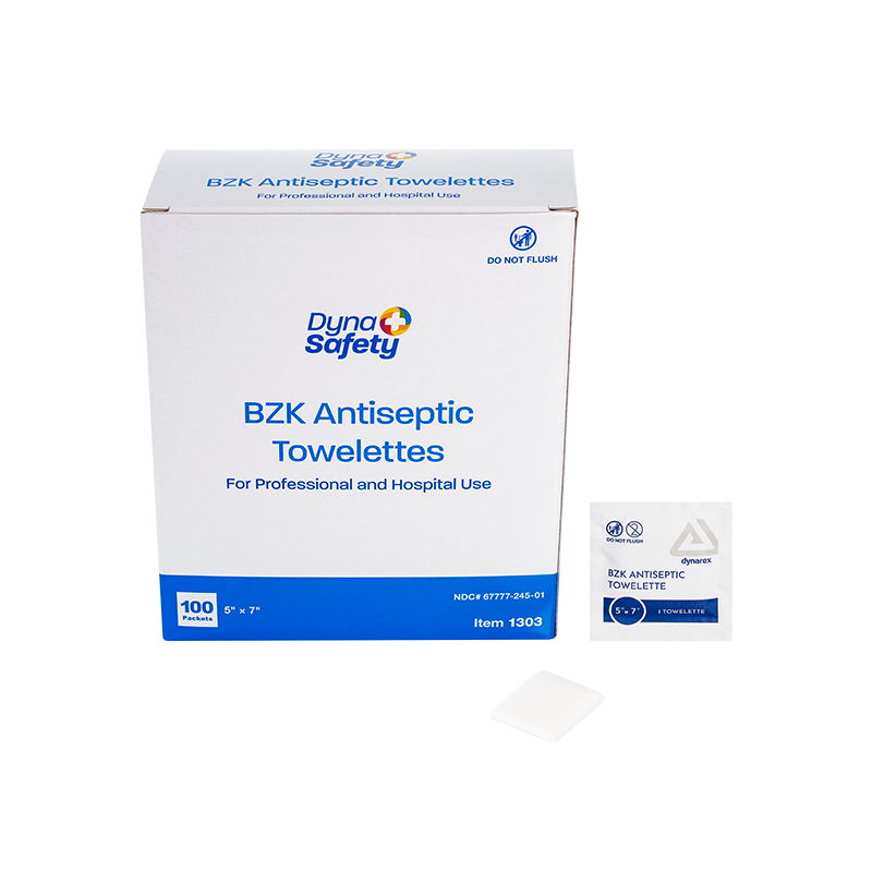 DynaSafety BZK Antiseptic Towelettes