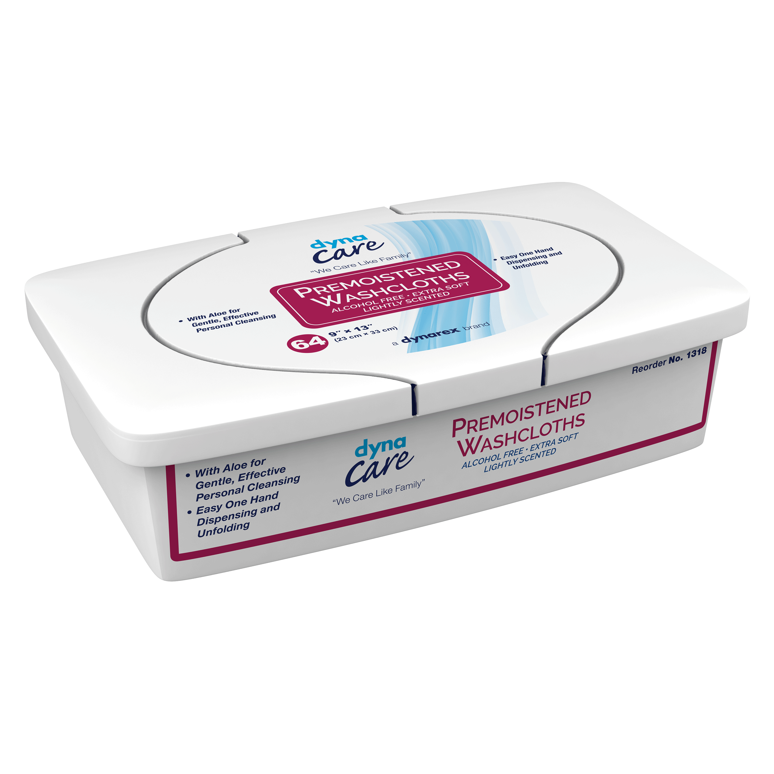 DynaCare Premoistened Washcloths