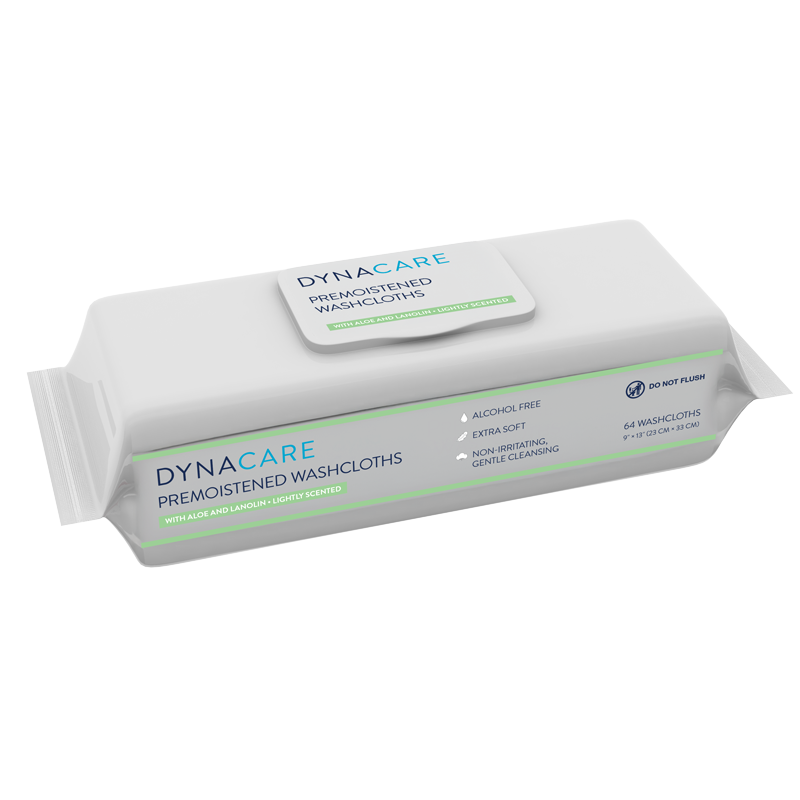 DynaCare Premoistened Washcloths