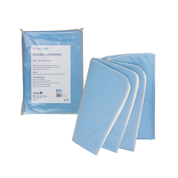 Dynarex Reusable Underpads - Blue