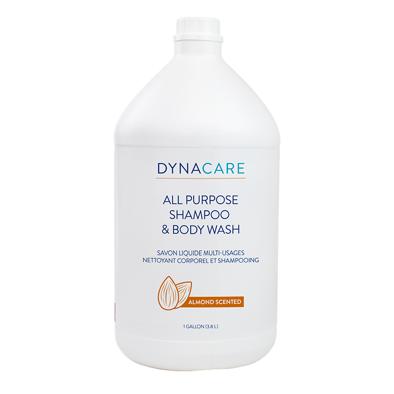 DynaCare All-Purpose Shampoo and Body Wash offers gentle yet effective cleansing for both skin and hair