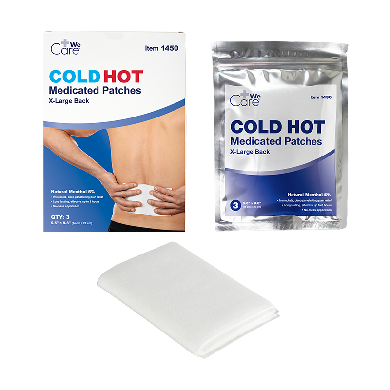 Dynarex Cold Hot Medicated Patches - XL Back
