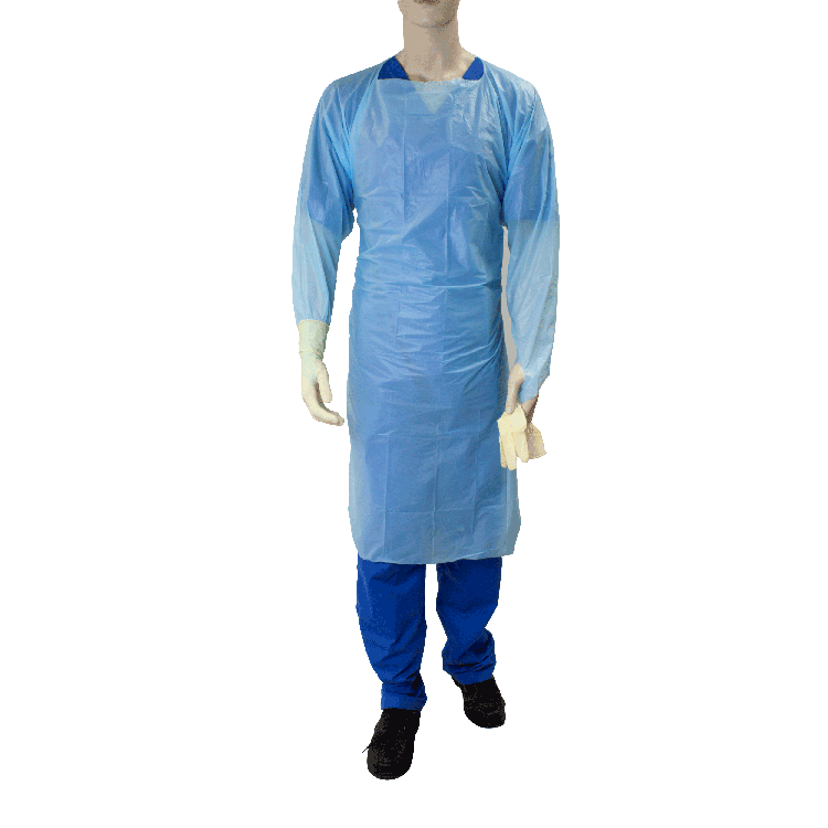 Dynarex CPE Thumb Loop Isolation Gown