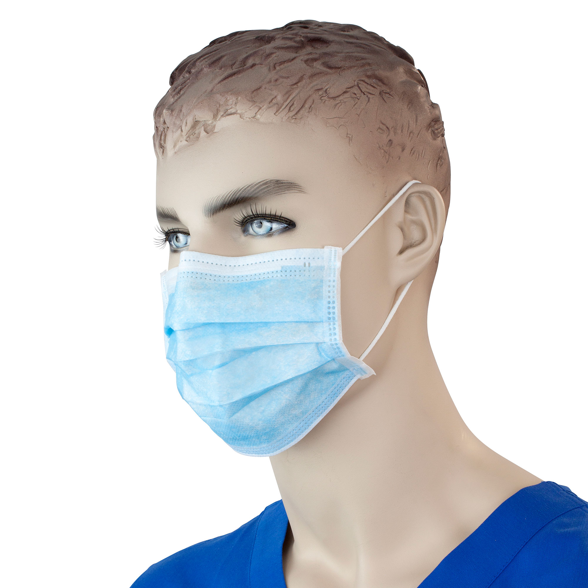 Dynarex Resp-O2 Procedure Face Mask w/ Ear Loop