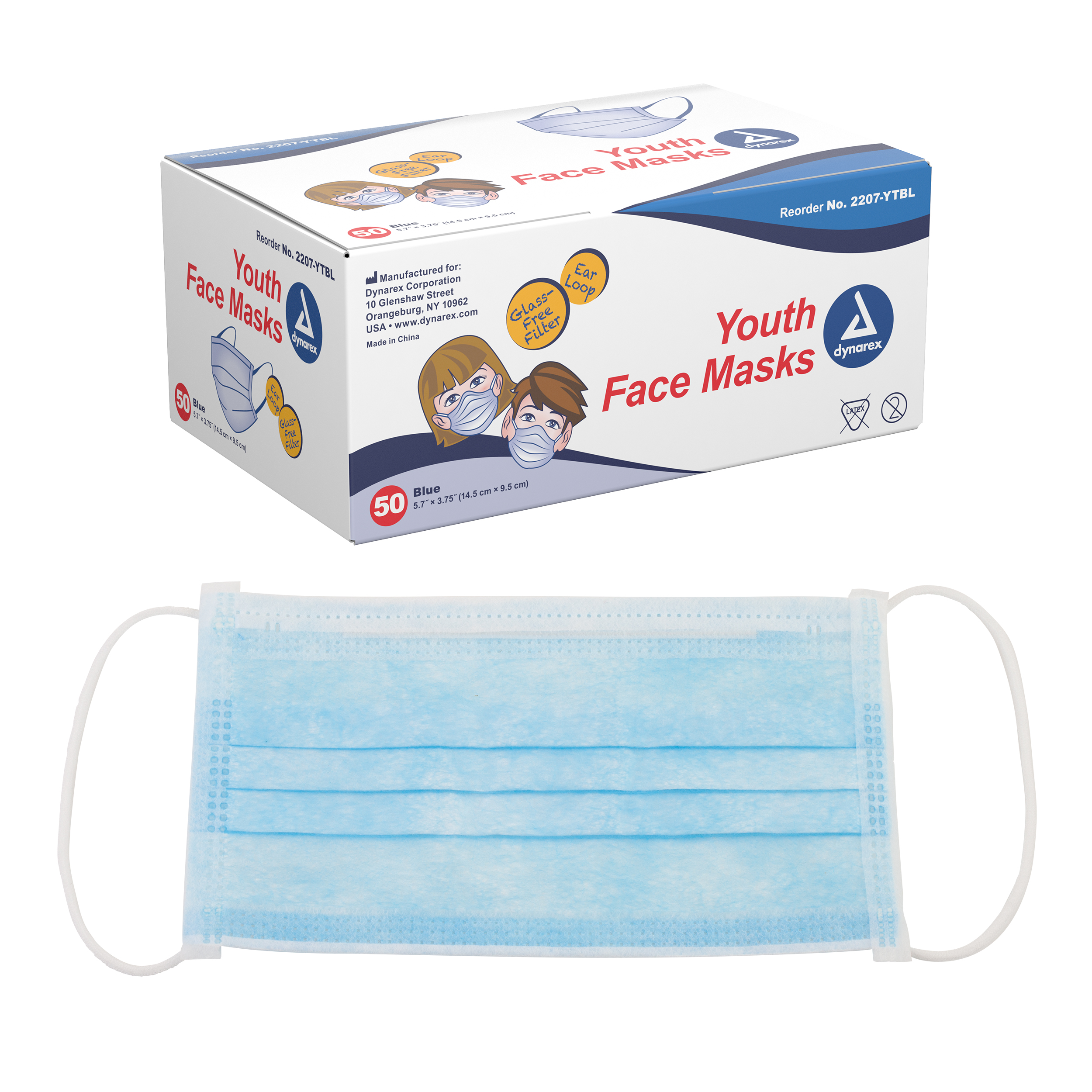 Dynarex Youth Face Mask