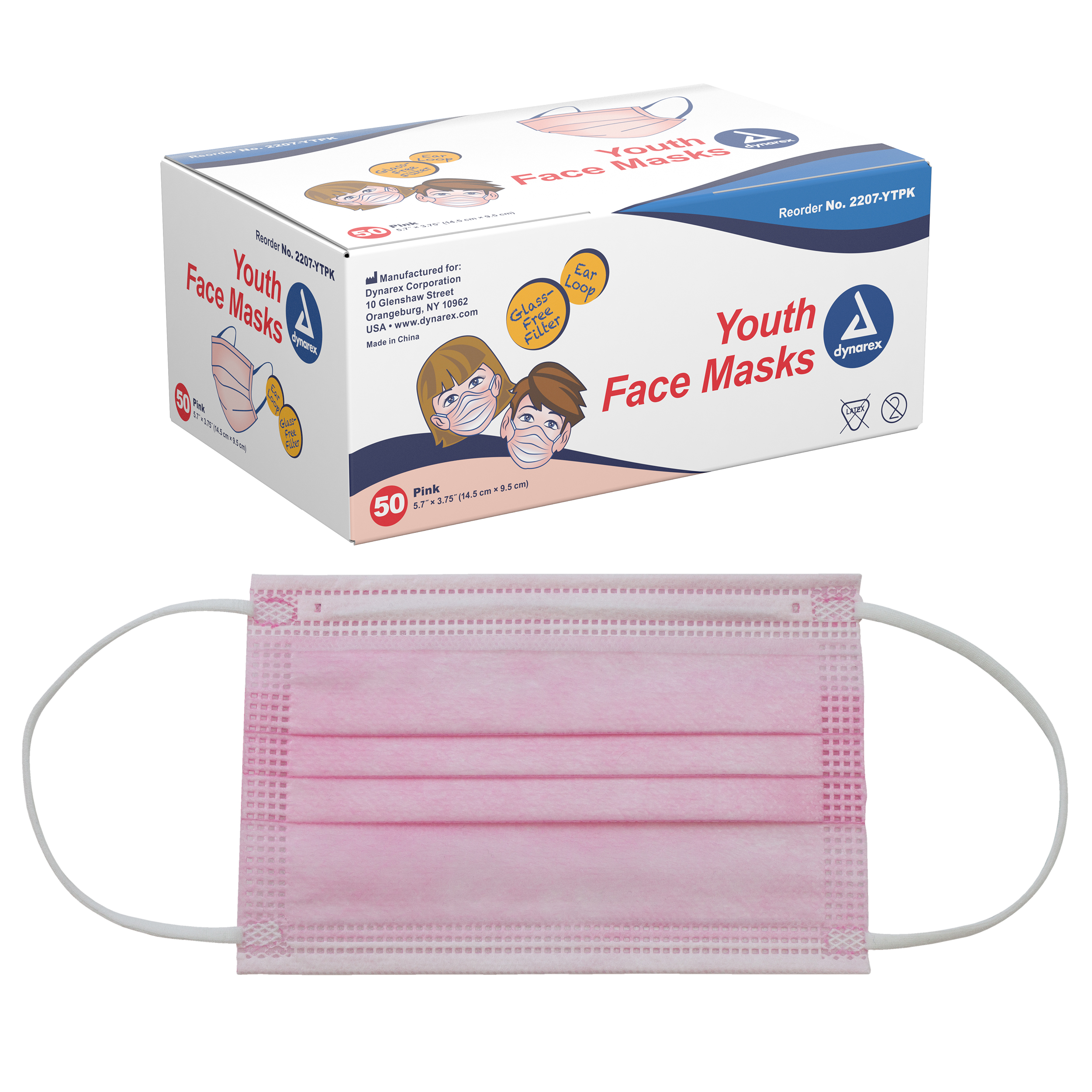 Dynarex Youth Face Mask