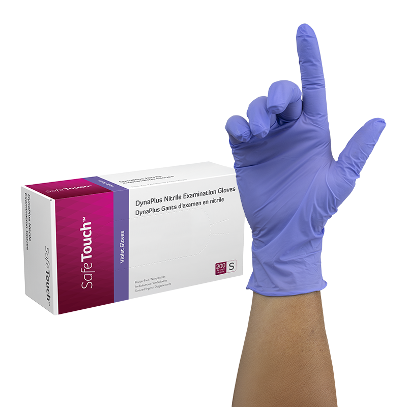 Safe-Touch DynaPlus Nitrile Exam Gloves are high-quality nitrile gloves designed for enhanced protection and performance
