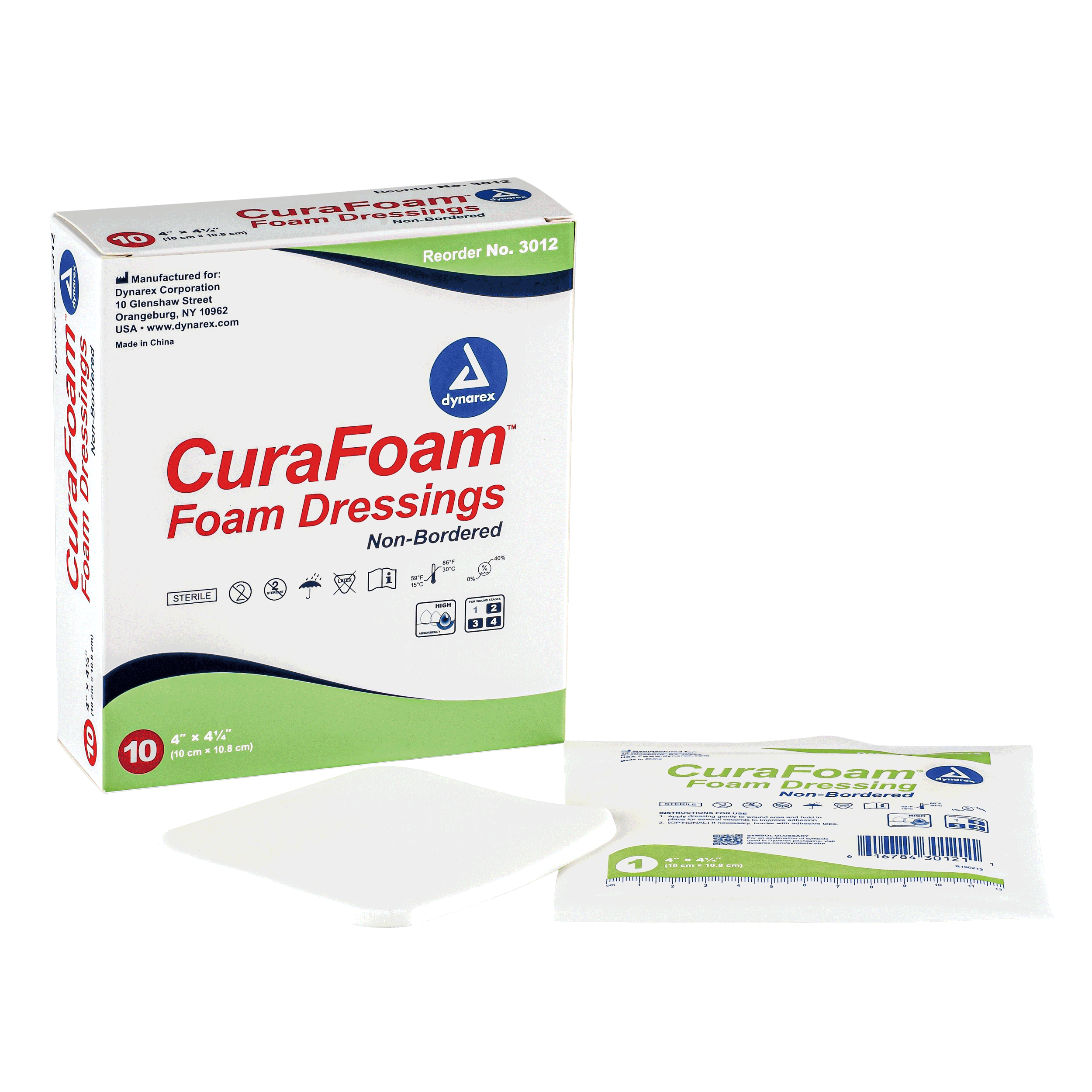 Dürma+ CuraFoam Dressings are non-bordered, sterile foam dressings designed to manage partial and full-thickness wounds