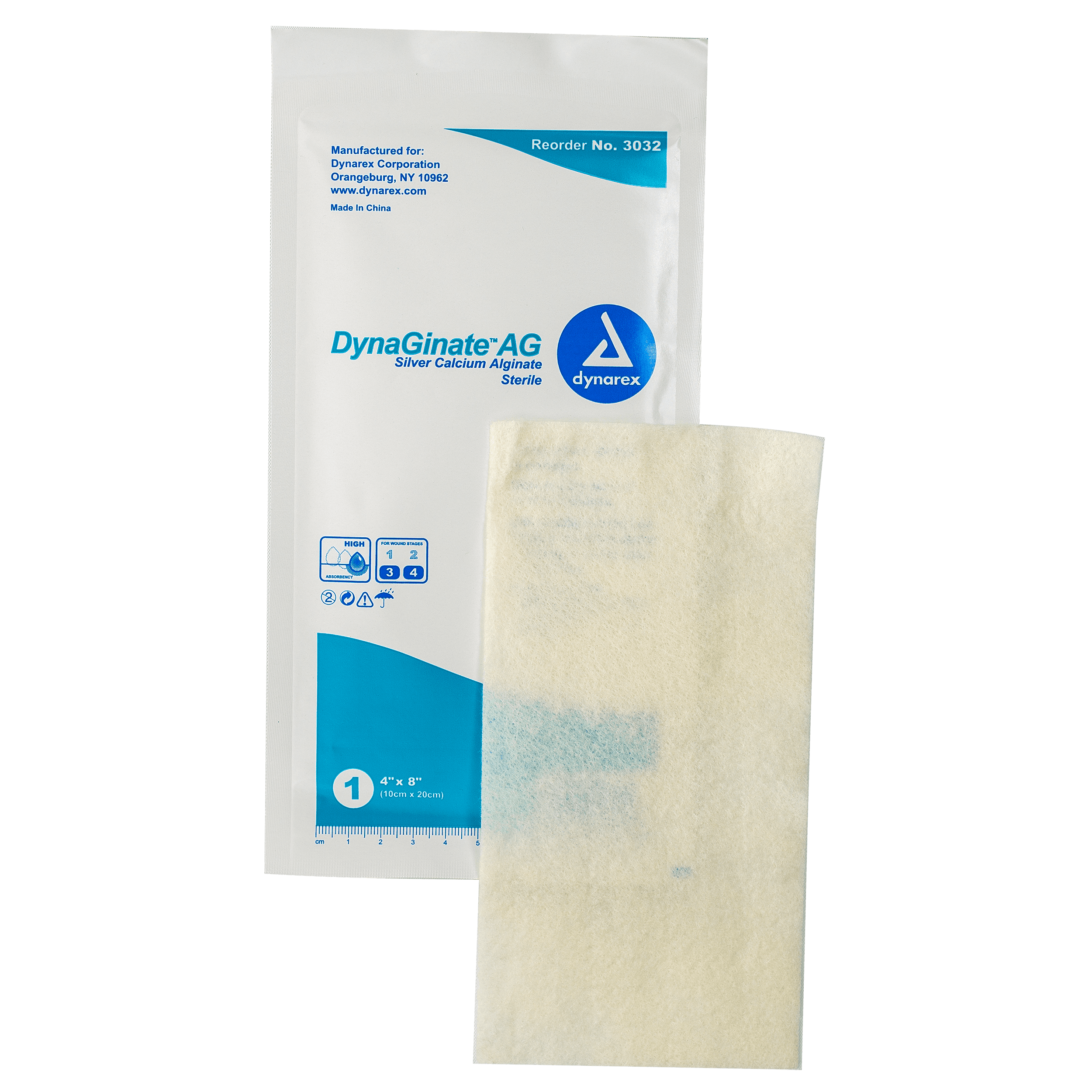 Dynarex DynaGinate AG - Silver Calcium Alginate Dressing
