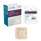Dürma+ SiliGentle Silicone Foam Dressings are soft, highly absorbent dressings with a vapor-permeable waterproof film
