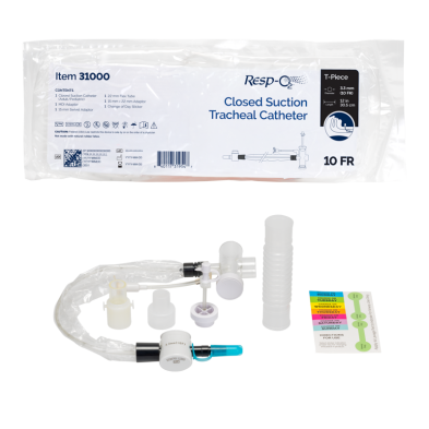 Dynarex Resp-O2 Closed Suction Tracheal Catheter w/ T-Piece