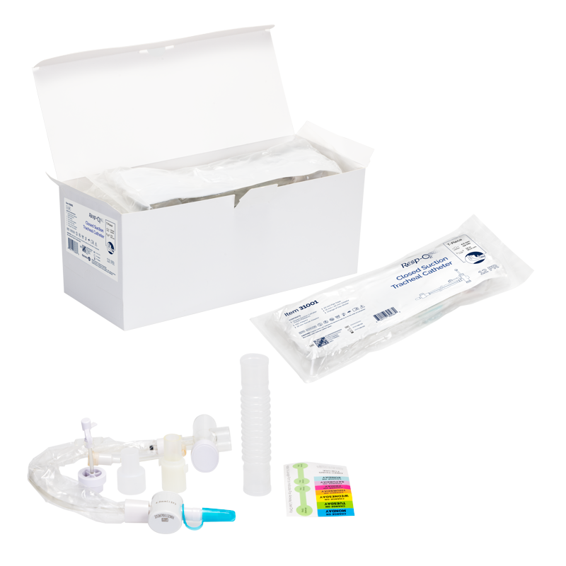 Dynarex Resp-O2 Closed Suction Tracheal Catheter w/ T-Piece