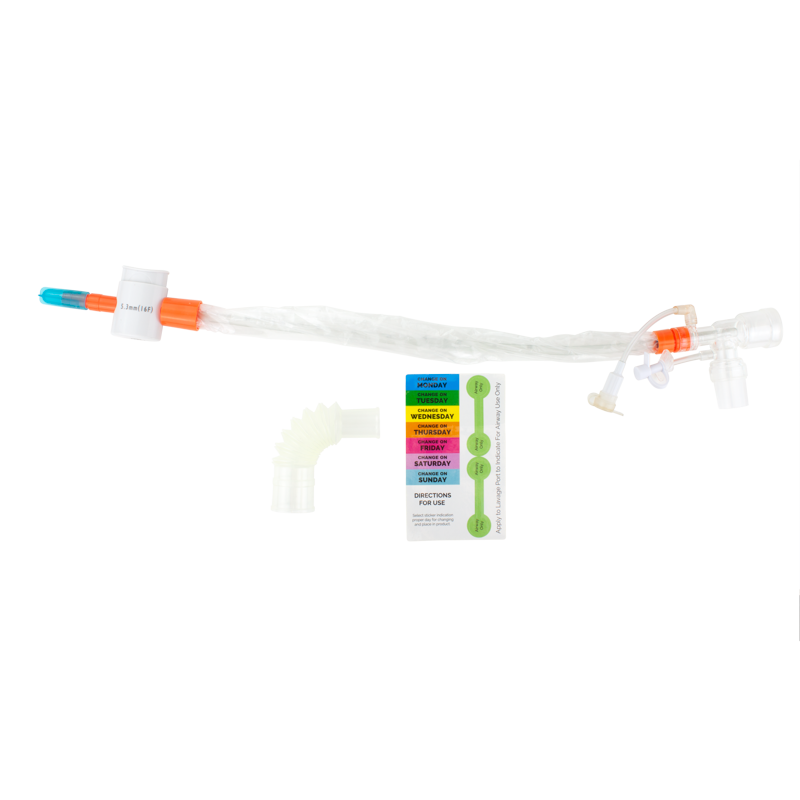 Dynarex Resp-O2 Closed Suction Tracheal Catheter w/ Double Swivel Elbow