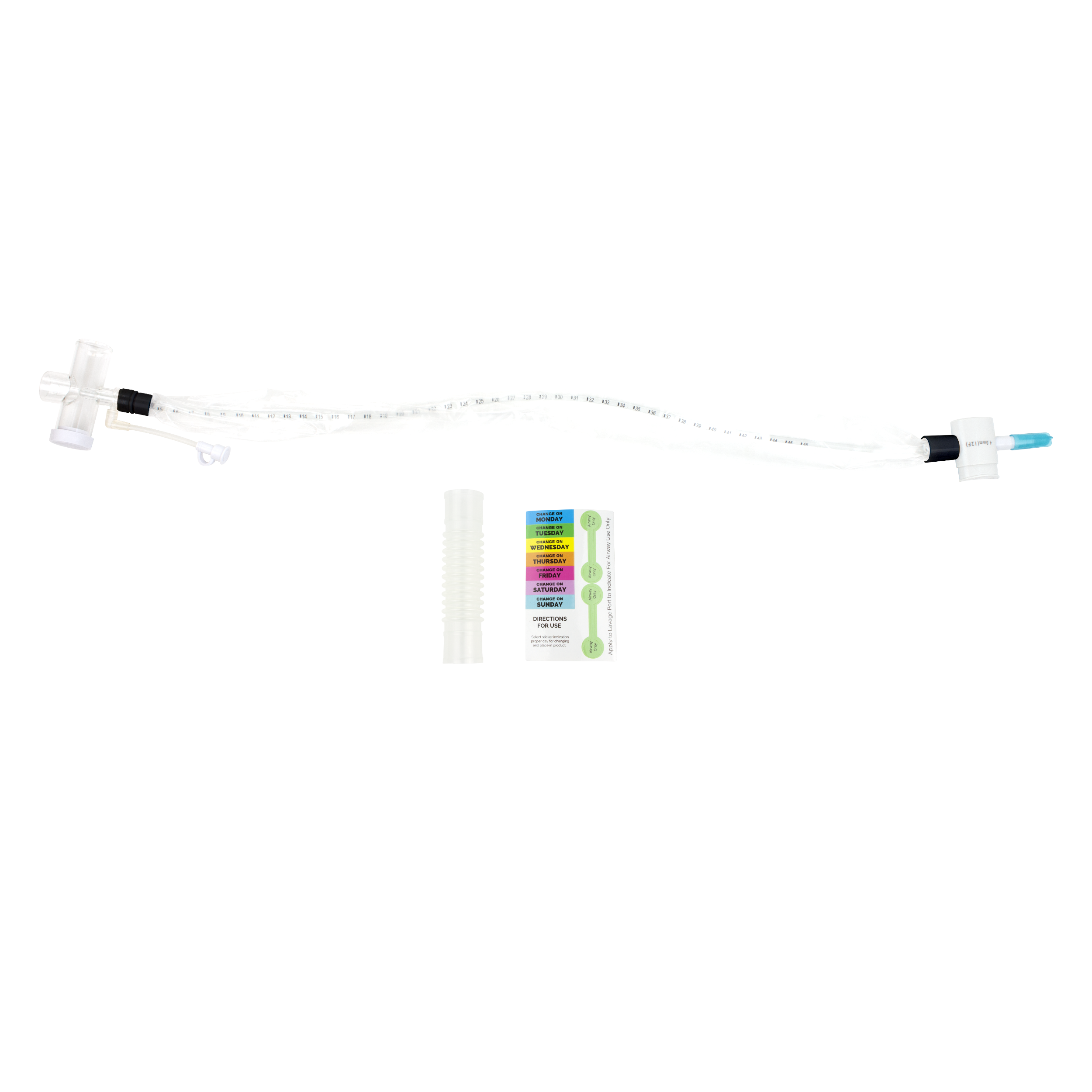 Dynarex Resp-O2 Closed Suction Endotracheal Catheter w/ T-Piece