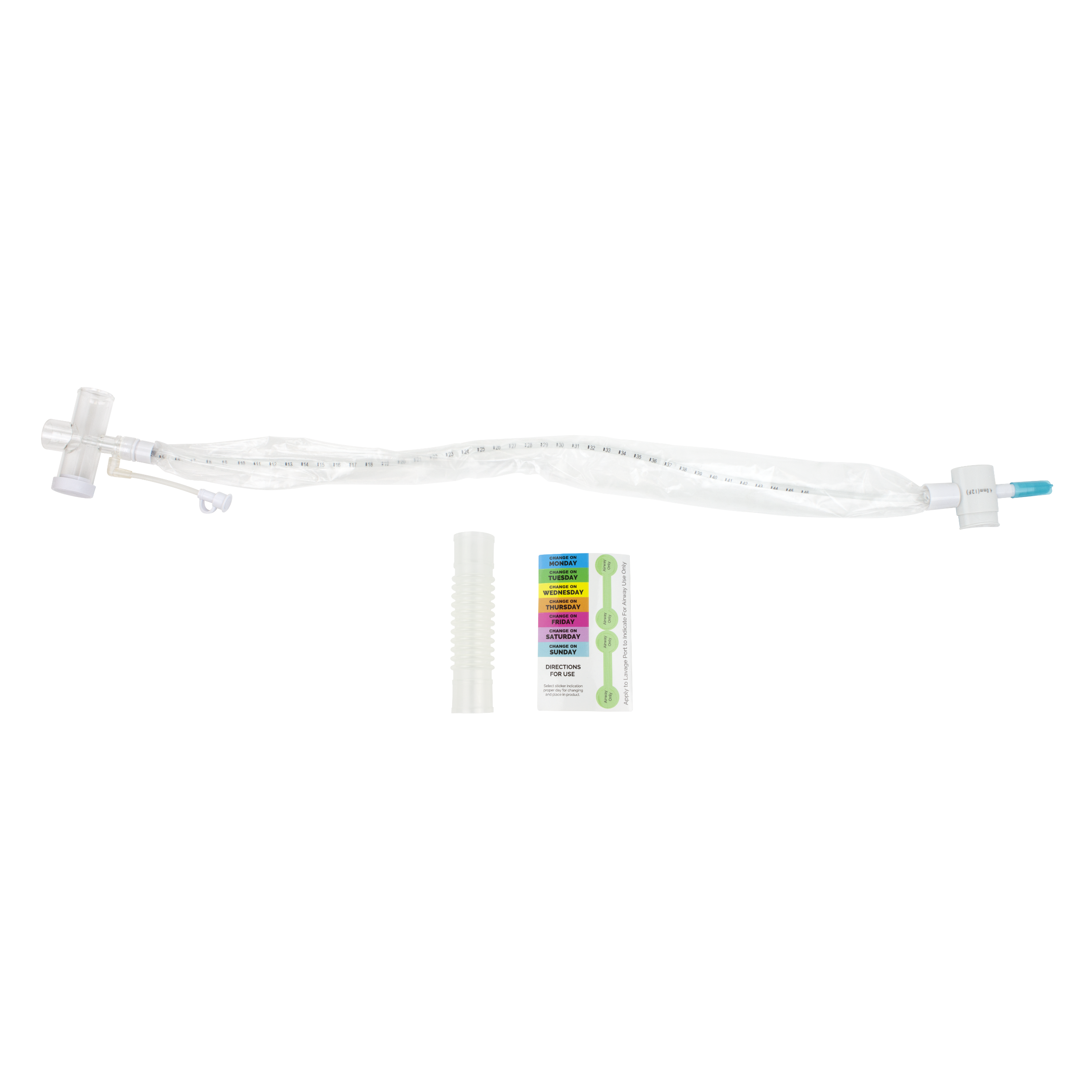 Dynarex Resp-O2 Closed Suction Endotracheal Catheter w/ T-Piece