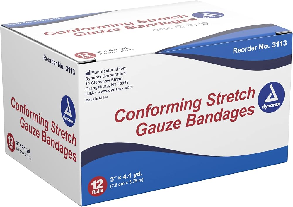 Dynarex Stretch Gauze Bandage Roll