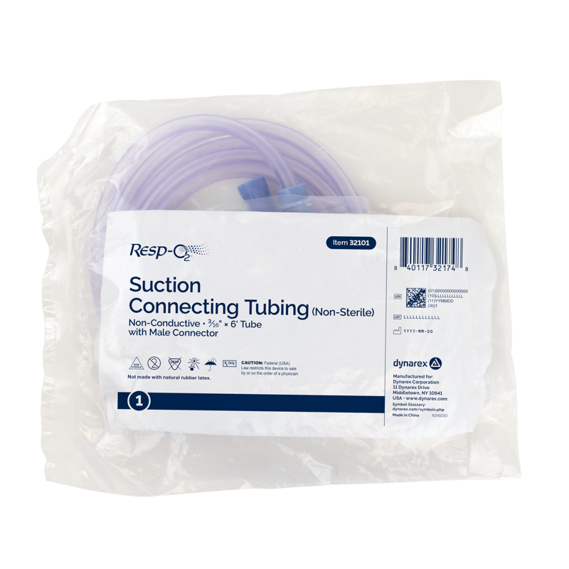 Resp-O2β’ Suction Connecting Tubing