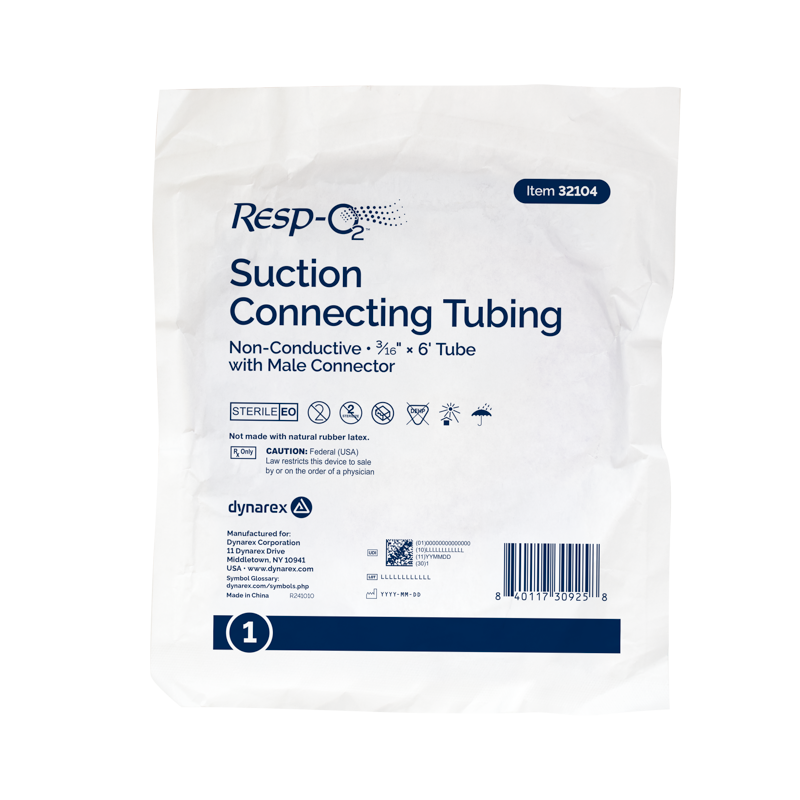 Resp-O2β’ Suction Connecting Tubing