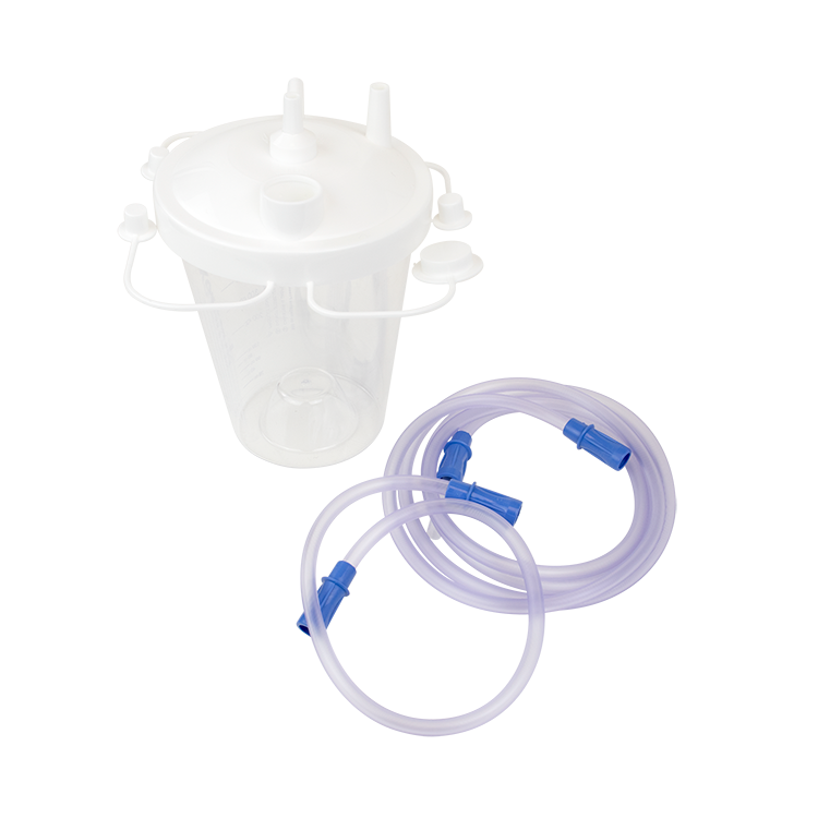 Dynarex Resp-O2 Suction Disposable Canister w Suction Tubing Kit