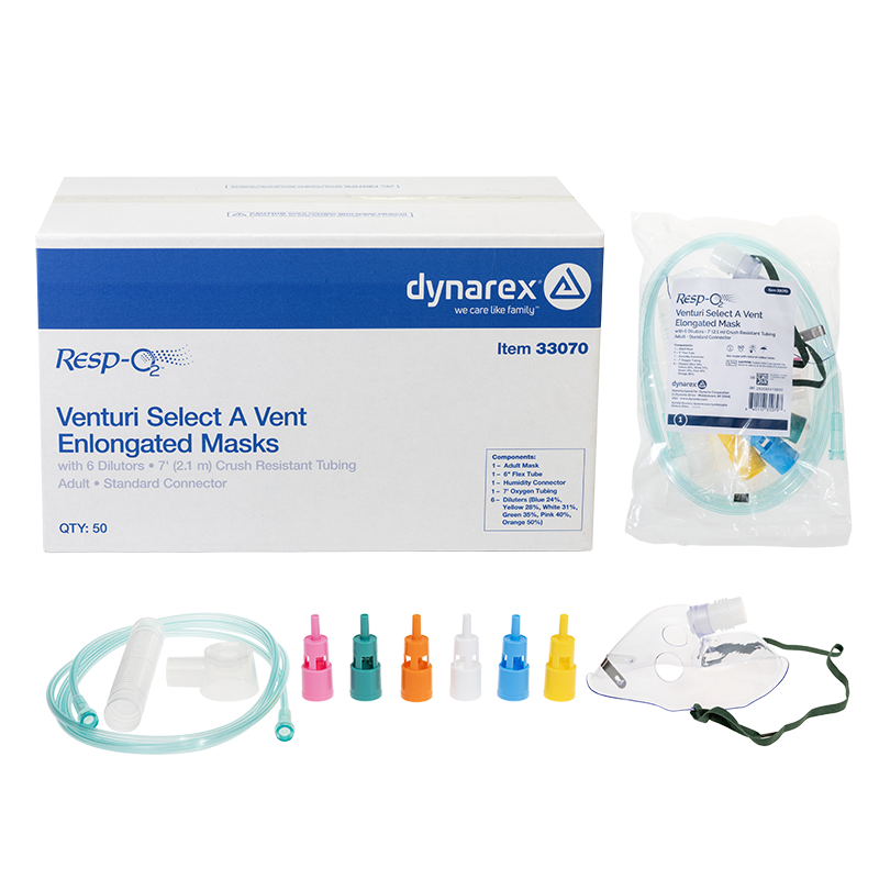 Dynarex Resp-O2 Venturi Masks