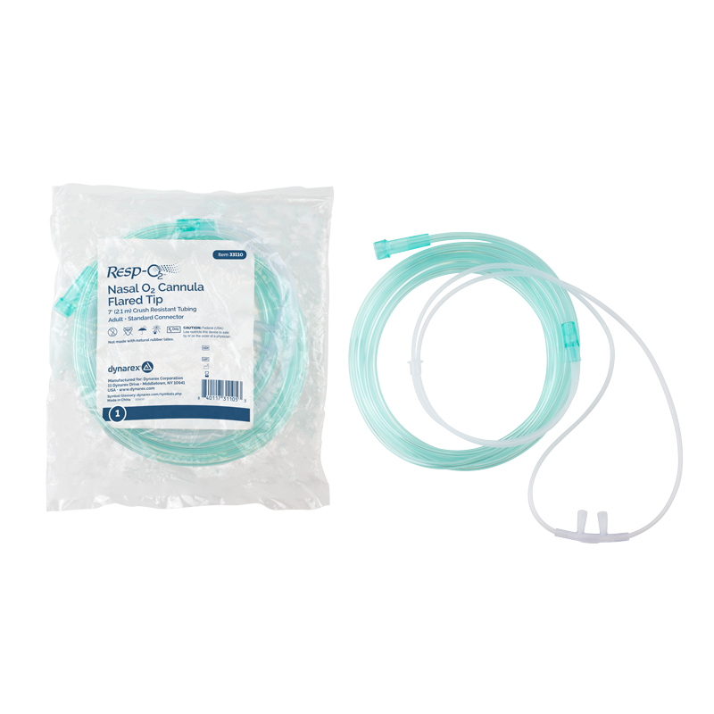 Dynarex Resp-O2 Nasal Oxygen Cannulas with Flared Tips