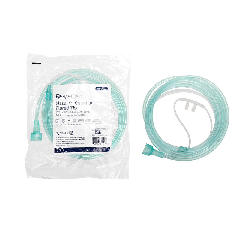 Dynarex Resp-O2 Nasal Oxygen Cannulas with Flared Tips