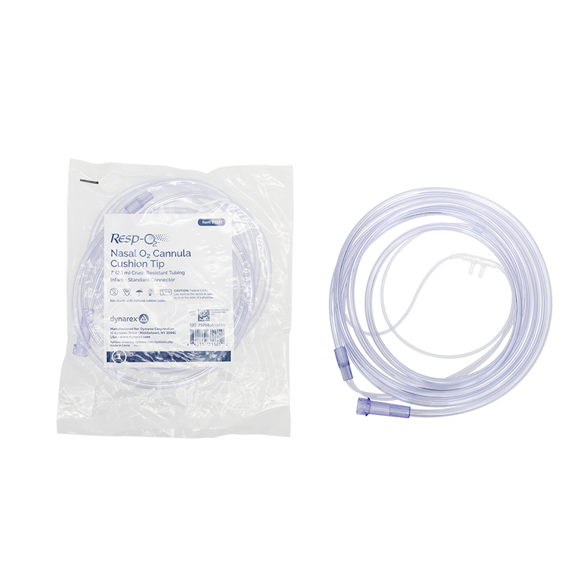 Dynarex Resp-O2 Nasal Oxygen Cannulas with Cushion Tips