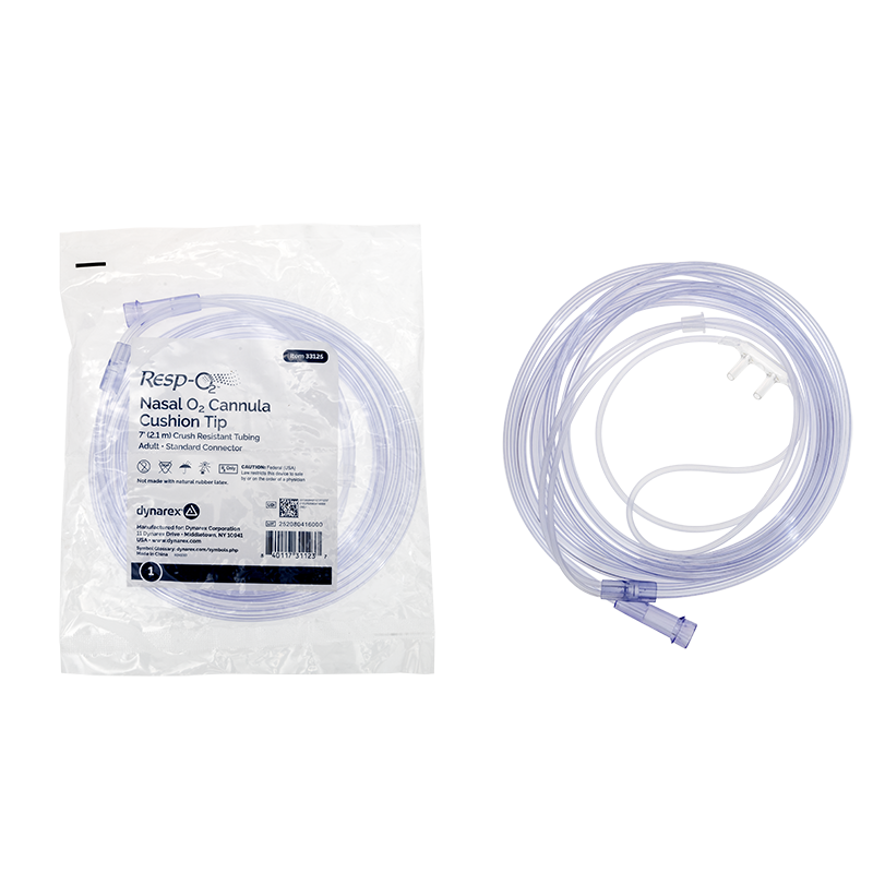 Dynarex Resp-O2 Nasal Oxygen Cannulas with Cushion Tips