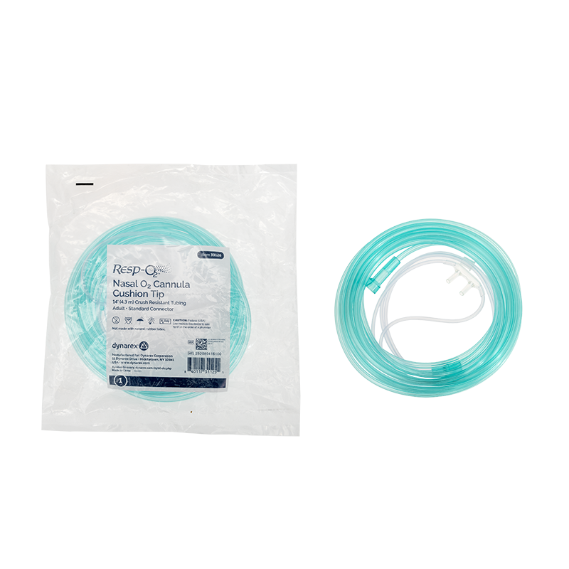 Dynarex Resp-O2 Nasal Oxygen Cannulas with Cushion Tips