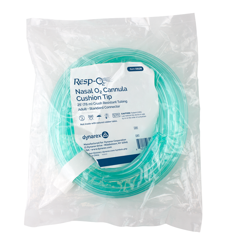 Dynarex Resp-O2 Nasal Oxygen Cannulas with Cushion Tips