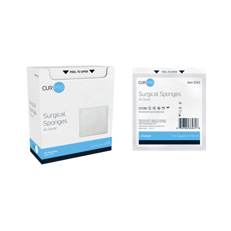 Dynarex Surgical Gauze Sponge - Sterile 2's