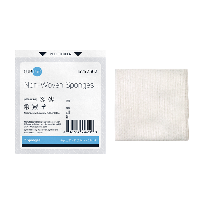 Dynarex Non-Woven Sponge - Sterile 2's