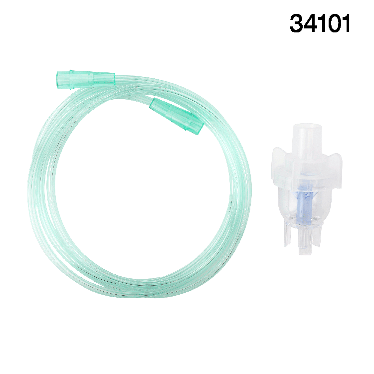 Dynarex Resp-O2 Small Volume Nebulizer 6cc Cup w/ 7' (2.1 m) Tubing, Standar
