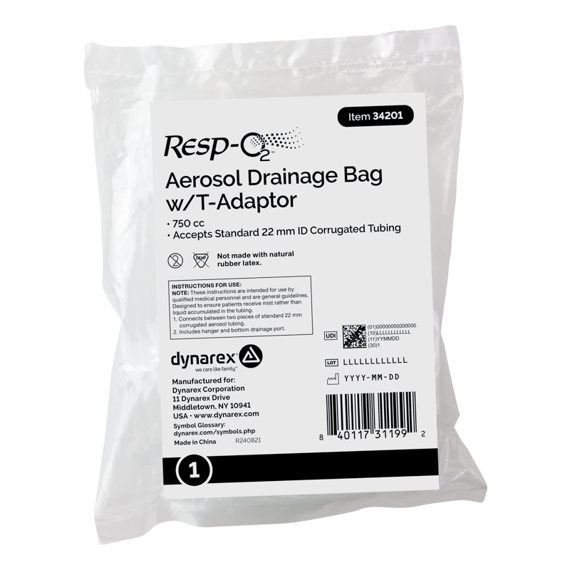 Dynarex Resp-O2 Aerosol Drainage Bags