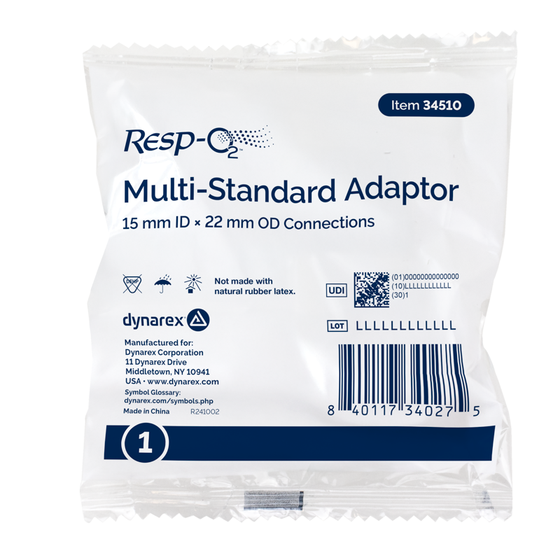 Dynarex Resp-O2 Multi-Standard Adaptor