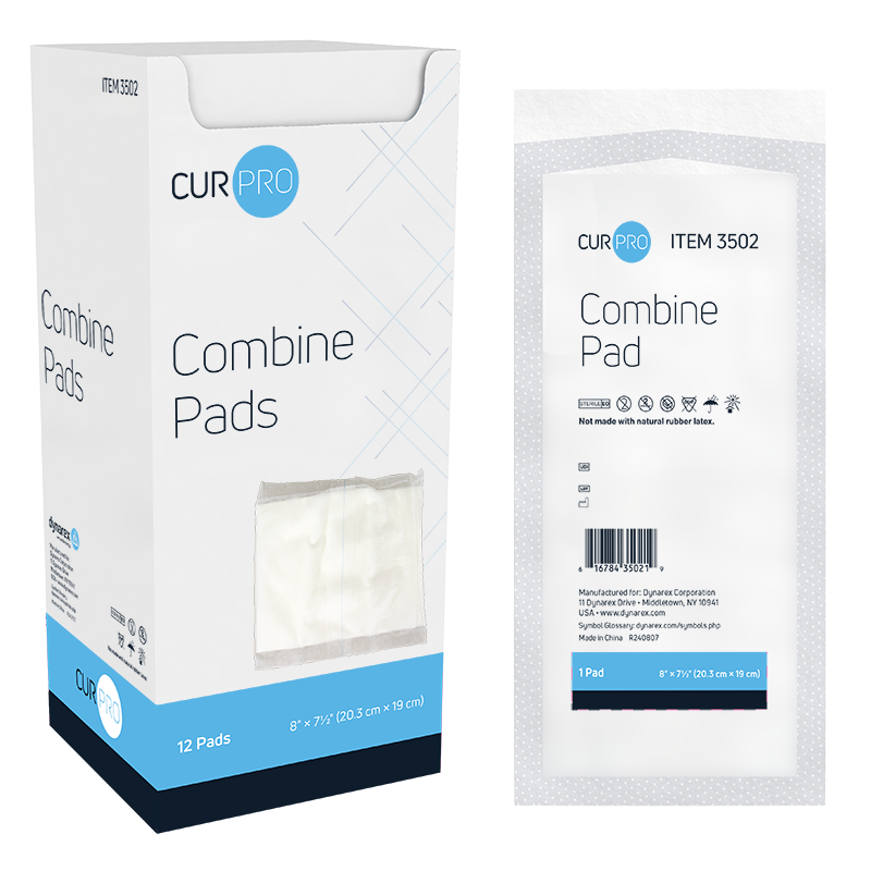 Dynarex Combine Pads 1/pouch - Sterile