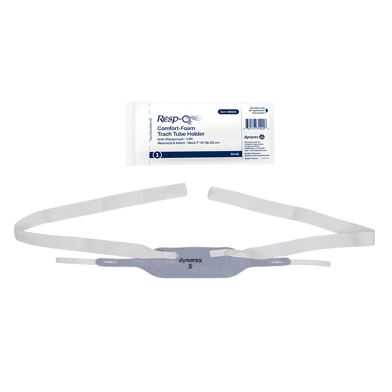 Dynarex Resp-O2 Comfort-Foam Trach Tube Holder - Anti Disconnect