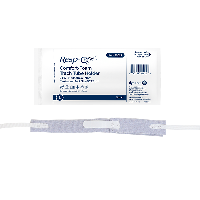 Dynarex Resp-O2 Comfort-Foam Trach Tube Holder